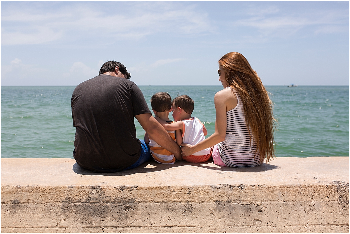 bill baggs beach with kids