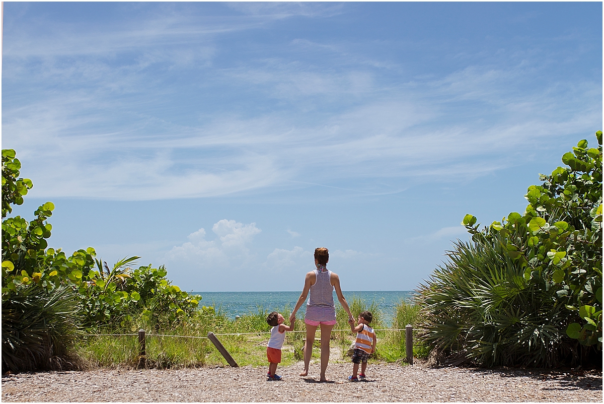 bill baggs beach with kids