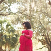 Awaiting baby Amina