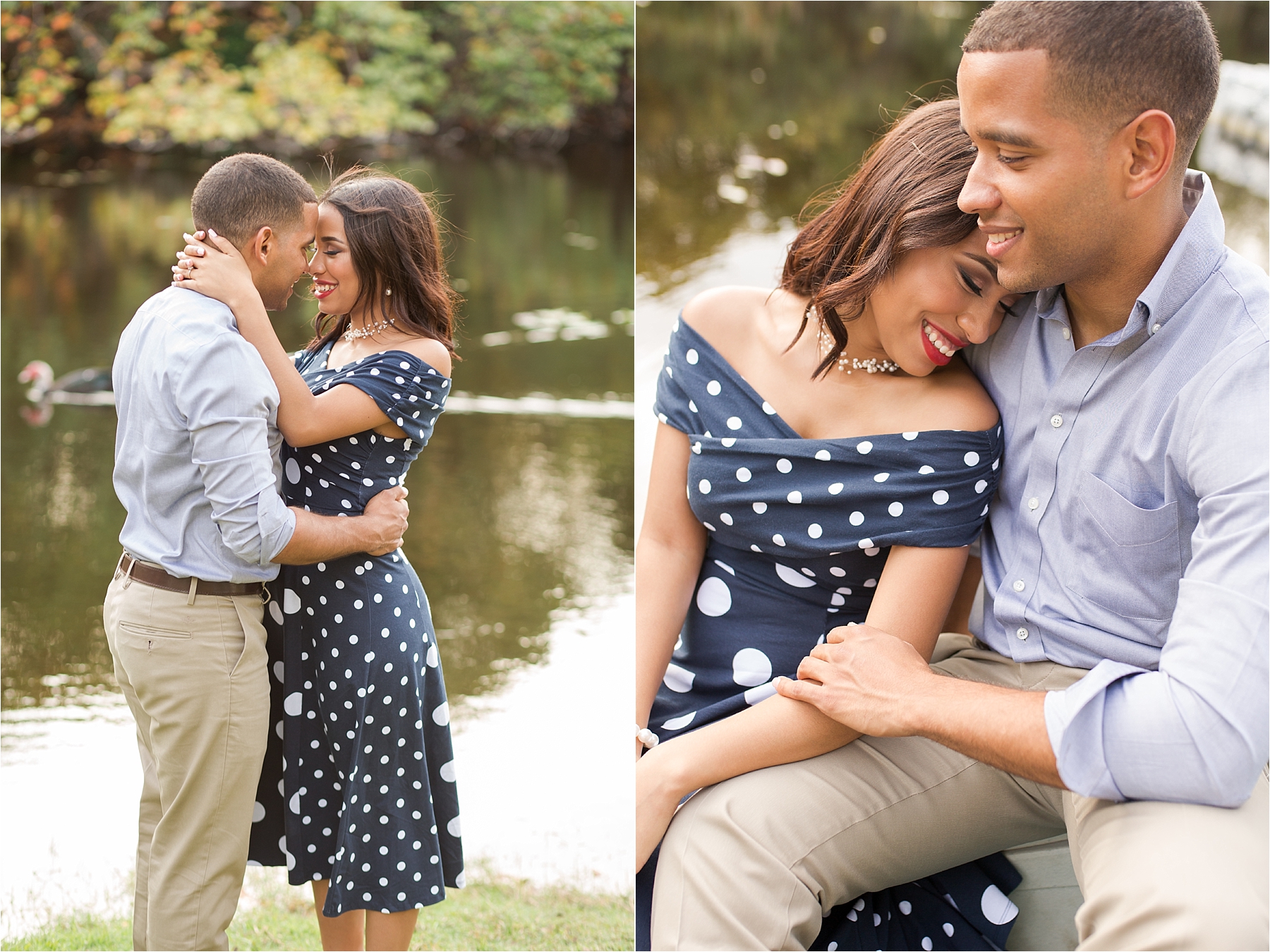 vintage inspired engagements canoe
