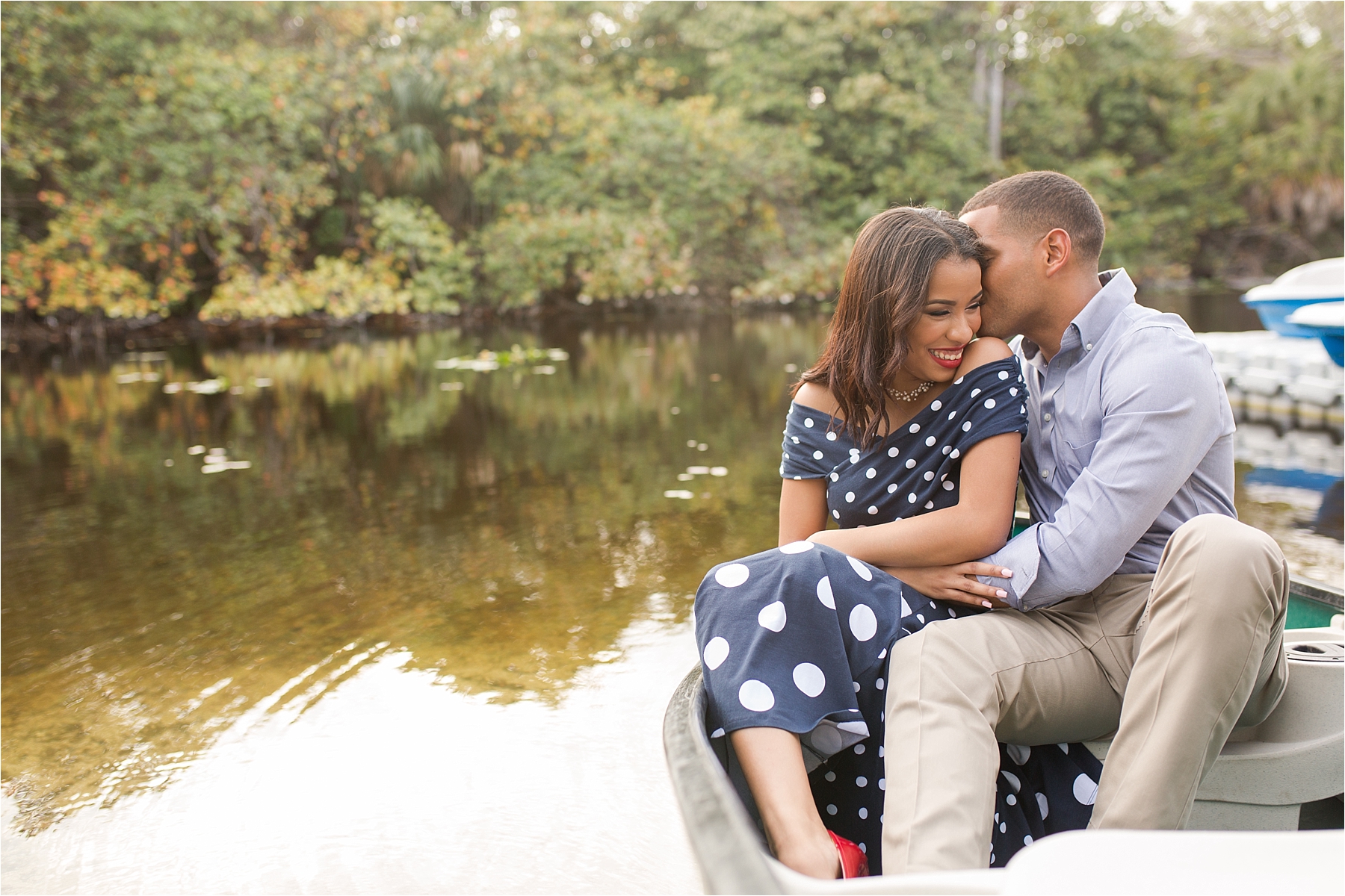 vintage inspired engagements canoe